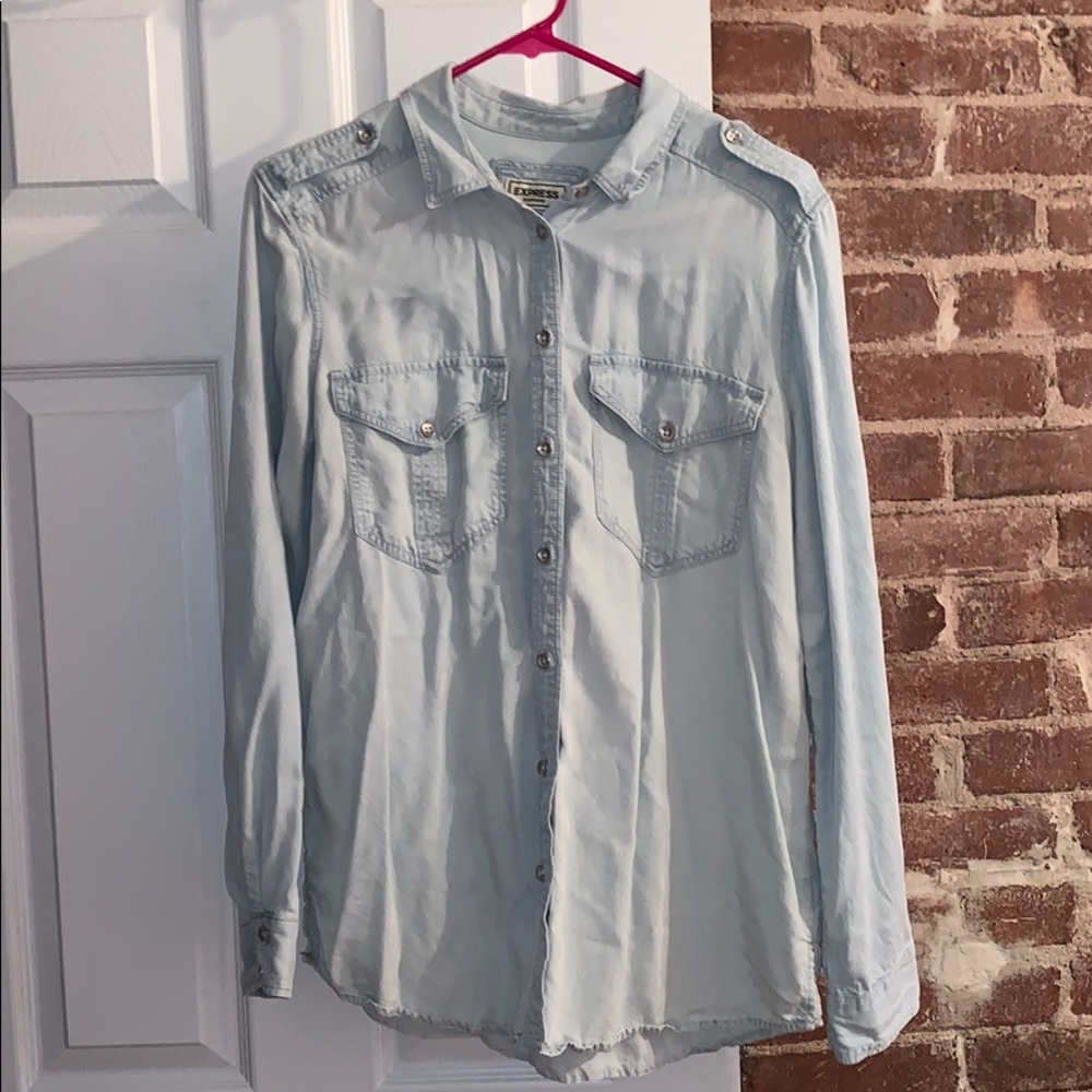 Express Jean Button Up - image 7